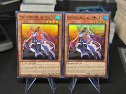 Yugioh! 2x Swordsoul of Mo Ye MZTM-EN080 Super Rare 1st Ed NM - Image 1