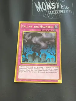 YUGIOH CALL OF THE HAUNTED GOLD RARE PGL2-EN090 1ST EDITION - Image 1