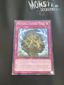 YUGIOH NATURIA SACRED TREE RARE NECH-EN076 - Image 1