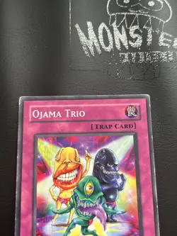 YUGIOH OJAMA TRIO COMMON DP2-EN027 PLAYED CONDITION - Image 3