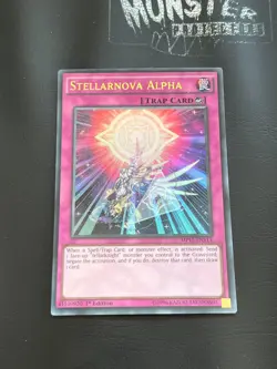 YUGIOH STELLARNOVA ALPHA ULTRA RARE MP15-EN113 1ST EDITION - Image 1