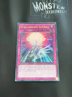 YUGIOH STELLARNOVA ALPHA ULTRA RARE DUEA-EN071 1ST EDITION - Image 1