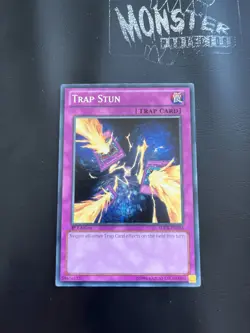 YUGIOH TRAP STUN COMMON SDCR-EN032 1ST EDITION - Image 1