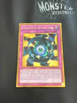 YUGIOH UNIFICATION OF THE CUBIC LORDS GOLD RARE MVP1-ENG45 1ST EDITION - Image 1