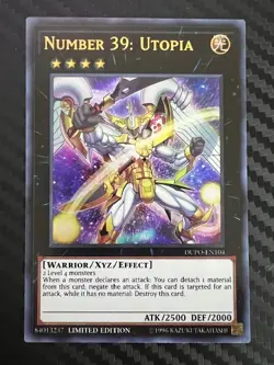 Yugioh Number 39: Utopia DUPO-EN104 Ultra Rare Limited Edition LP - Image 1