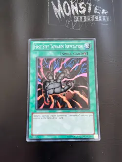 YUGIOH FIRST STEP TOWARDS INFESTATION SUPER RARE HA05-EN057 - Image 1