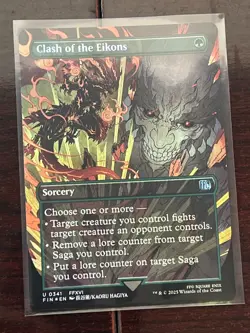 MTG: Clash of the Eikons 0341 Borderless FOIL card Final Fantasy - Image 1
