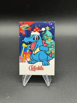 Pokemon Totodile Cracked Ice Holo 2024 Card Database Merry Christmas - Image 1