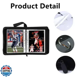 Mini Card Binder, 1-Pocket Super Lightweight Zipper Binder Holds 80+ Trading - Image 5