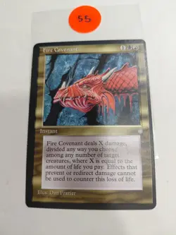 Fire Covenant (289) Ice Age ICE MTG Magic LP/NM Off Center - Image 1