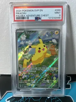 2024 Pokemon SVP en Pikachu Paldea Adventure Chest #088 Promo Card - Image 1