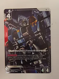 Gundam Card Game - GCG - Duel Gundam Alt Foil G001-045 LR+ - NM Cond - Image 1