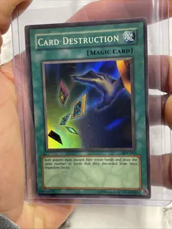 Yu-Gi-Oh! #SDY-042 Card Destruction Super Rare LP Lightly Played Vintage Card - Image 1