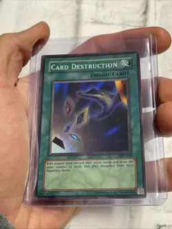 Yu-Gi-Oh! #SDY-042 Card Destruction Super Rare LP Lightly Played Vintage Card - Image 2