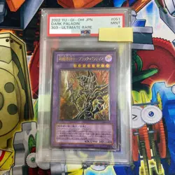 PSA 9 Dark Paladin 303-051 Ultimate Rare Japanese YuGiOh Card Champion of Black - Image 1