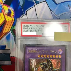 PSA 9 Dark Paladin 303-051 Ultimate Rare Japanese YuGiOh Card Champion of Black - Image 2