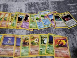 Vintage Lot Pokemon Card Lot Base Jungle Fossil Unown No Holos - Image 4