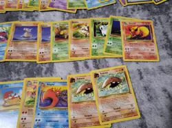 Vintage Lot Pokemon Card Lot Base Jungle Fossil Unown No Holos - Image 5