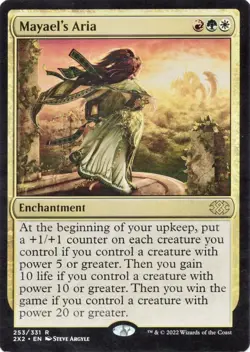 1x MTG Mayael's Aria Double Masters 2022 2X2 #253 Magic the Gathering VLP Card - Image 1