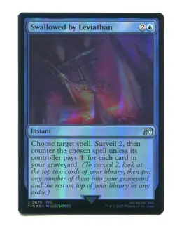 Swallowed by Leviathan FOIL #0079 NM Final Fantasy Magic the Gathering FIN MTG - Image 1