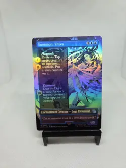 Summon: Shiva - 362 - Magic: Final Fantasy MTG - Borderless - FOIL - Uncommon - Image 1