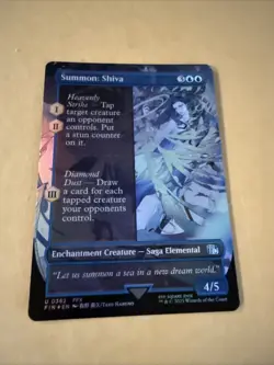 Summon: Shiva - 362 - Magic: Final Fantasy MTG - Borderless - FOIL - Uncommon - Image 2