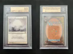 Wrath Of God TENTH EDITION Mtg MINT Graded BGS 9.5 BASIC+ (10/9.5/9/9.5) POP 5 - Image 1
