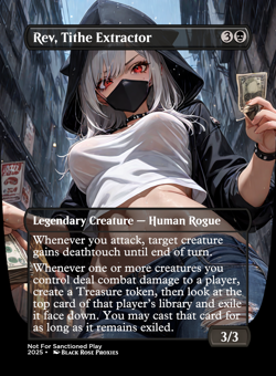 Rev, Tithe Extractor - MTG Anime Custom - Playtest - Image 1