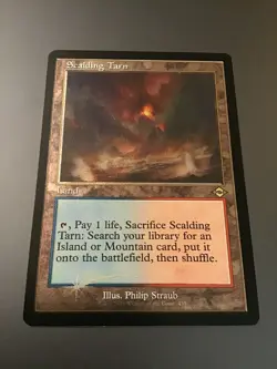 MTG Modern Horizons 2 #439 Scalding Tarn Retro Frame Etched Foil NM - Image 1