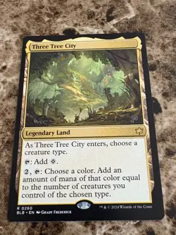 THREE TREE CITY Magic the Gathering MTG Bloomburrow - Image 1