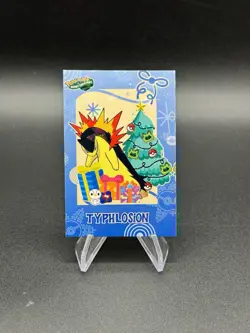 Pokemon Typhlosion Cracked Ice Holo 2024 Card Database Merry Christmas - Image 1