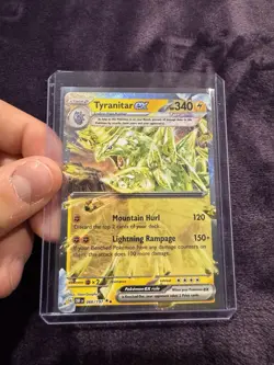 Pokemon - Tyranitar ex - 066/197 - Obsidian Flames - Holo - Double Rare NM - Image 1