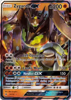Lightly Played Zygarde GX - 73/131 - Ultra Rare Pokemon Forbidden Light - Image 1