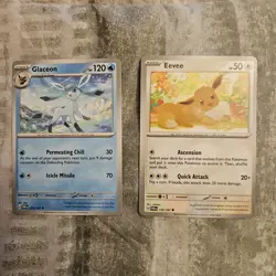 Glaceon Eevee - 054 135/167 NM Pokemon Cards 2024 Twilight Masquerade Non Holos - Image 1