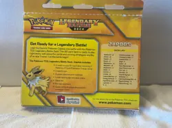 New and Sealed Pokemon Legendary Battle Deck Zapdos Free Shipping! - Image 2