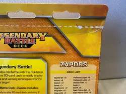 New and Sealed Pokemon Legendary Battle Deck Zapdos Free Shipping! - Image 3