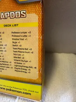 New and Sealed Pokemon Legendary Battle Deck Zapdos Free Shipping! - Image 5