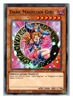 Yugioh Dark Magician GIrl - 1st Edition - NM+ Card LED6-EN000 - Image 1