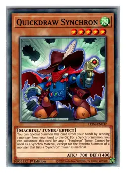 LED6-EN032 QUICKDRAW SYNCHRON COMMON 1ST EDITION YuGiOh CARD - Image 1