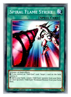 Yugioh! Spiral Flame Strike - LED6-EN055 - Common - Image 1