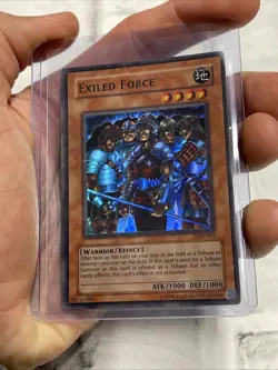 Yugioh Exiled Force LOD-023 Super Rare Original Print MP Yugioh! Card Holo Vtg - Image 2