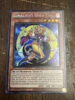 Lunalight Gold Leo DUAD-EN005 Secret Rare Duelist's Advance NM 1st Ed YUGIOH - Image 1