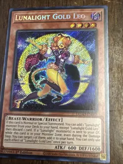 Lunalight Gold Leo DUAD-EN005 Secret Rare Duelist's Advance NM 1st Ed YUGIOH - Image 2