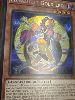 Lunalight Gold Leo DUAD-EN005 Secret Rare Duelist's Advance NM 1st Ed YUGIOH - Image 3