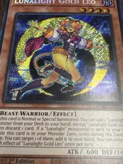 Lunalight Gold Leo DUAD-EN005 Secret Rare Duelist's Advance NM 1st Ed YUGIOH - Image 4