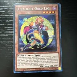 Lunalight Gold Leo DUAD-EN005 Secret Rare Duelist's Advance NM 1st Ed YUGIOH - Image 1