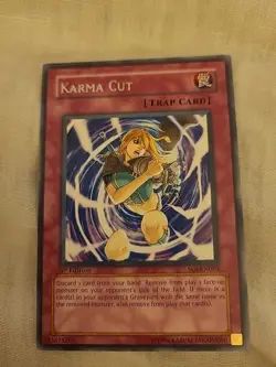 Yugioh 1st Edition -Karma Cut (Rare) Great Condition - Image 1