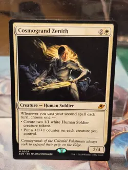 M 0009 Cosmogrand Zenith Human Mythic Rare Edge of Eternities EOE MTG Card - Image 1