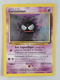 Carte pokemon FRANCAIS Fantominus (BS 50) Set de Base [GOOD] 18.07.2025B - Image 1