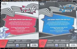 Pokemon Black Bolt and White Flare Binder Collection Set of 2 - Image 2